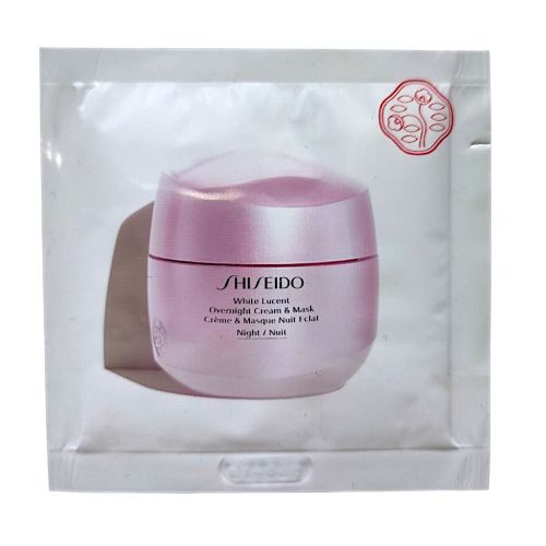 Shiseido Ginza Tokyo White Lucent Overnight Cream & Mask Освітлюючий нічний крем-маска для обличчя, пробник 1,5 г