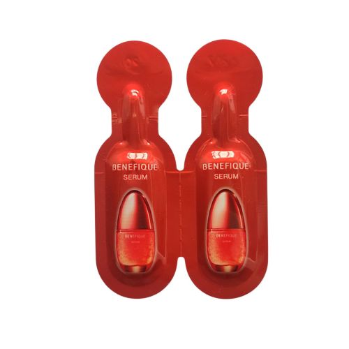 Shiseido Benefique Serum Високозволожуюча антивікова сироватка, пробник 2 шт по 0,4 мл