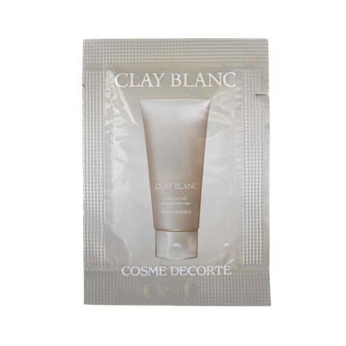 Kose Cosme Decorte Clay Blanc Refining Clay Wash засіб для вмивання з білою глиною та рослинними екстрактами, пробник 1,5 г