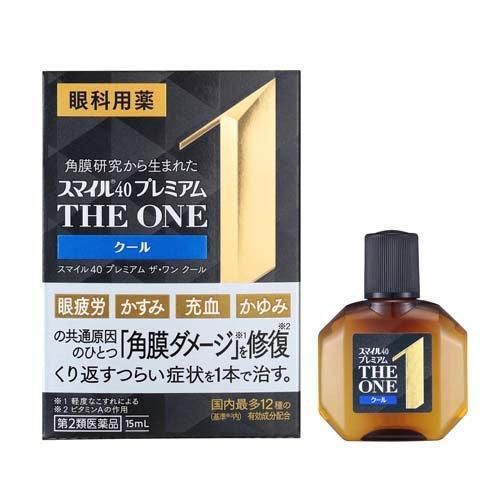 Японські преміум краплі для очей Lion Smile 40 Premium The One 15ml - Cool. До 01/2028