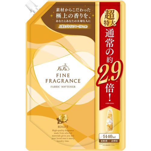 NS FaFa Fine Fragrance Beaute Парфумований кондиціонер для білизни, квітковий аромат, поповнення 1440 мл