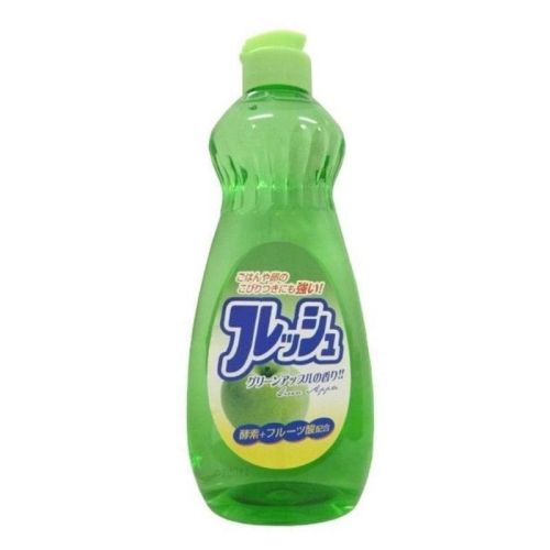 Rocket Soap Green Apple рідина для миття посуду, овочів і фруктів, ферменти та фруктові кислоти, аромат зелене яблуко 600 мл