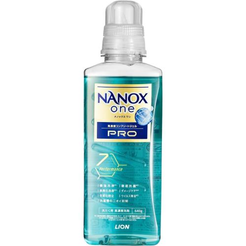 LION Nanox One Pro Концентрований рідкий засіб для прання, аромат пудрового мила, 640 г