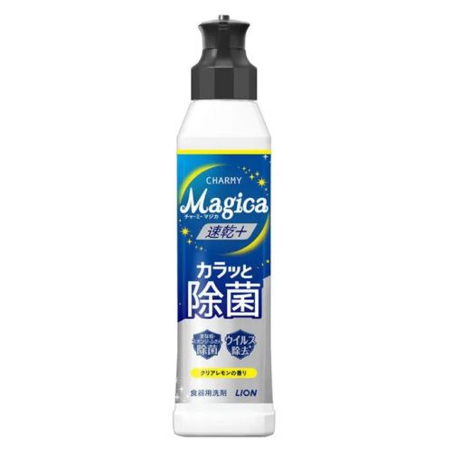LION Charmy Magica Quick Dry Antibacterial Засіб для миття посуду, аромат лимона, 220 мл