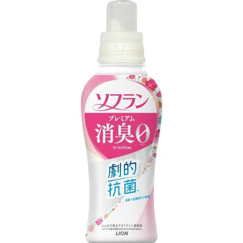 LION Soflan Premium Deodorizer Кондиціонер для білизни, квітковий аромат, 510 мл