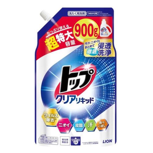 Lion Top Clear Liquid Засіб для прання з ферментами, поповнення 900 г