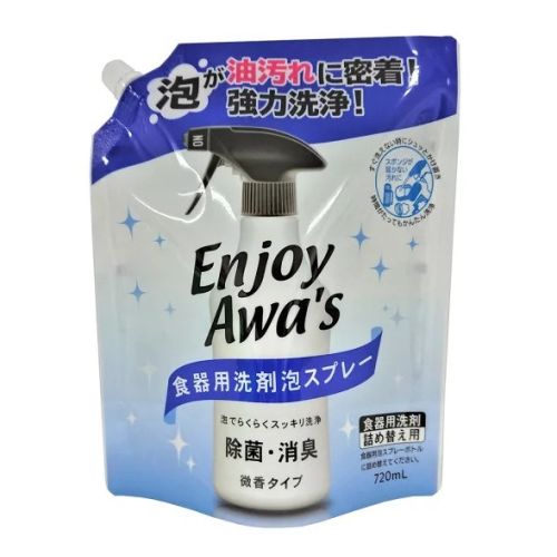 Rocket Soap Enjoy Awas Піна-спрей для миття посуду, поповнення 720 мл