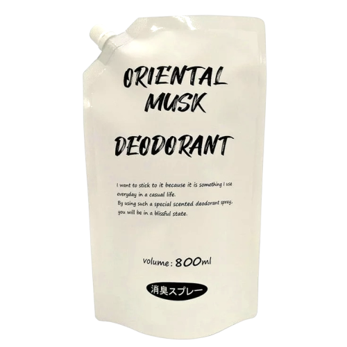 Rocket Soap Oriental Musk Універсальний дезодорант-спрей для одягу, текстилю, приміщень, аромат східний мускус, поповнення 800 мл