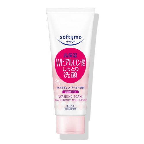 KOSE Softymo Facial Cleanser Moist Пінка для вмивання з гіалуроновою кислотою, 150 г