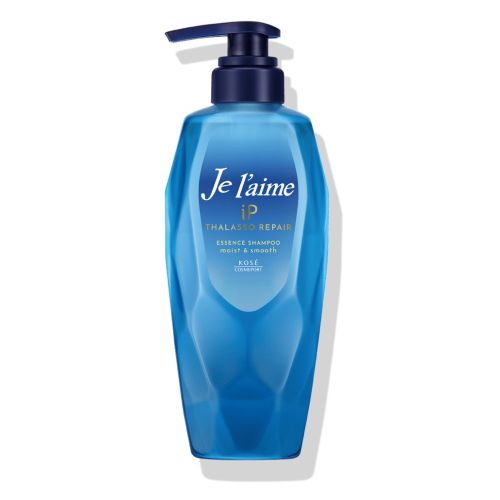 KOSE Je laime iP Thalasso Repair Essence Shampoo Moist & Smooth Зволожуючий, розгладжуючий шампунь, аромат цитрус/квіти, 480 мл