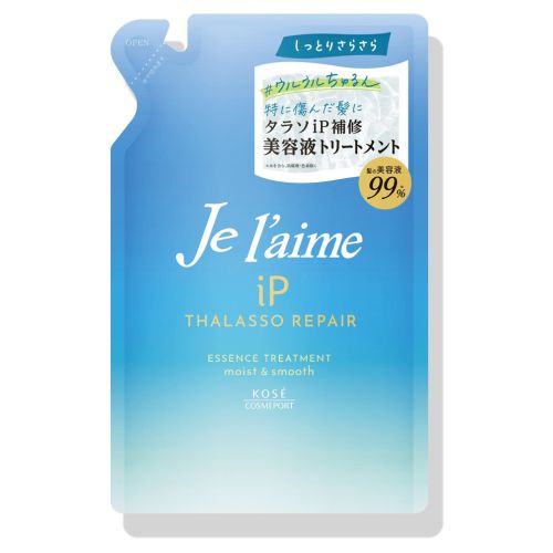 KOSE Je laime iP Thalasso Repair Essence Treatment Moist & Smooth Зволожуючий, розгладжуючий кондиціонер, поповнення 340 мл
