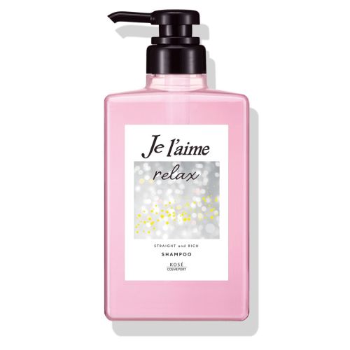 KOSE Je laime Relax Midnight Repair Shampoo Straight & Rich Шампунь для випрямлення волосся, 480 мл