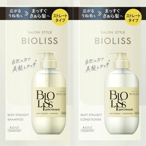 KOSE SS Bioliss Pure Touch Unesara Shampoo & Hair Conditioner Trial Set Пробний набір шампунь та кондиціонер, 10 мл + 10 мл