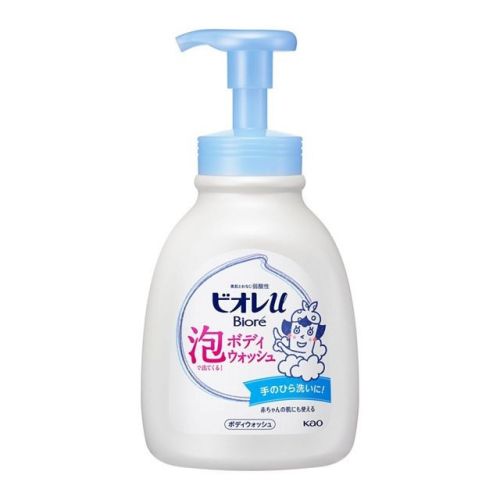Kao Biore U Foaming Body Wash Гель-пінка для душу для дітей і дорослих, 600 мл