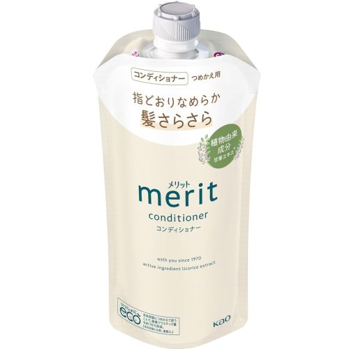 Kao Merit Conditioner Зволожуючий кондиціонер для волосся від лупи, поповнення 320 мл