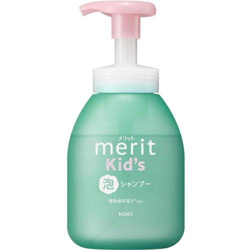 Kao Merit Kids Foaming Shampoo Дитячий пінистий шампунь з дозатором, квітковий аромат, 330 мл