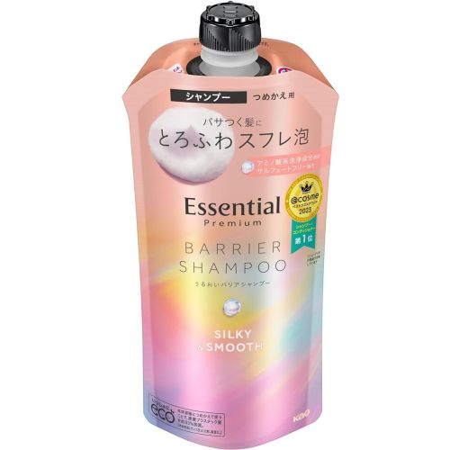 Као Essential Premium Moisture Barrier Shampoo Зволожуючий шампунь для сухого волосся, поповнення 340 мл