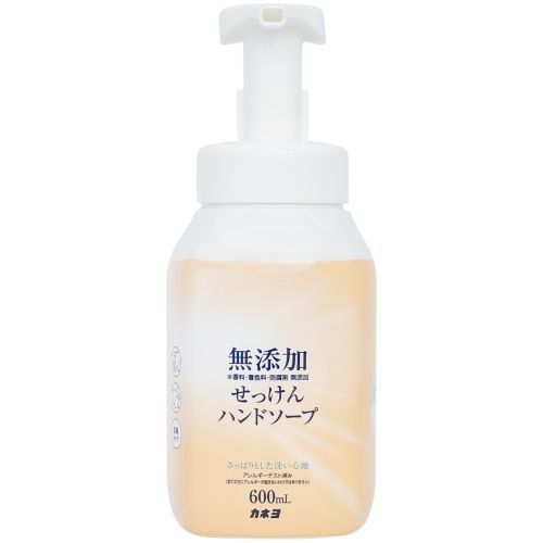 Kaneyo Hand Soap Мило для рук без добавок помпова ємкість з піноутворювачем, 600 мл