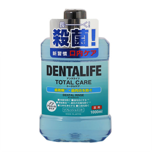 Rocket Soap Dentalife Total Care Ополіскувач для ротової порожнини гігієнічний, мята, без спирту 1000 мл