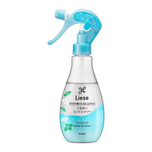 Као Liese Moisture Mint Shower Спрей для розгладження неслухняного волосся, аромат мяти, 200 мл