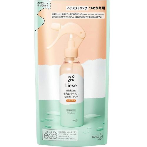 Као Liese Hair Styling Shower Спрей для укладання, розгладження волосся, термозахист, поповнення 180 мл