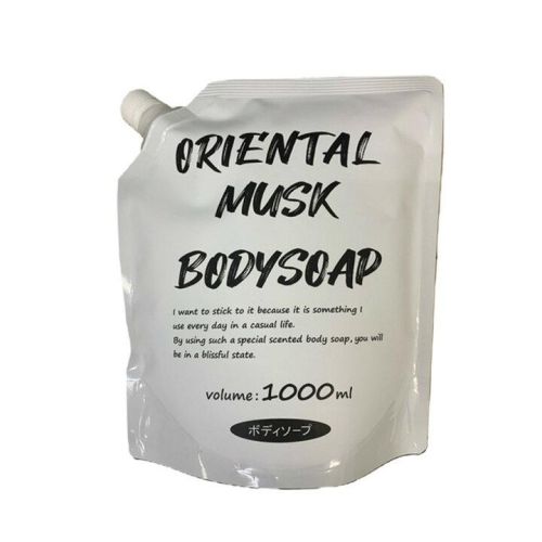 Rocket Soap Weak Acid Oriental Musk Мило для тіла, низькокислотний Ph як у шкіри , аромат східний мускус, поповнення 1000 мл