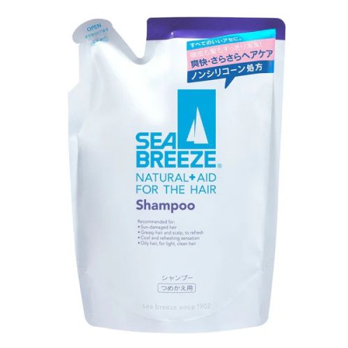 Shiseido Sea Breeze Shampoo Освіжаючий шампунь з амінокислотами, поповнення 400 мл
