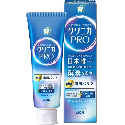 LION Clinica PRO plus Periodontal Barrier Зубна паста з ферметами, свіжа мята, 95 г