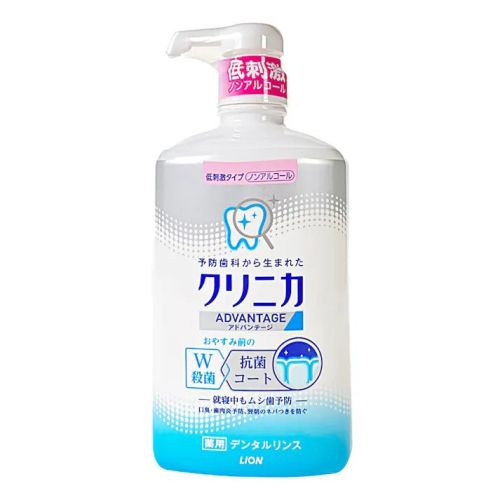 LION Clinica Advantage Dental Rinse Ополіскувач для ротової порожнини, без спирту, освіжаючий цитрусово-травяний, 900 мл