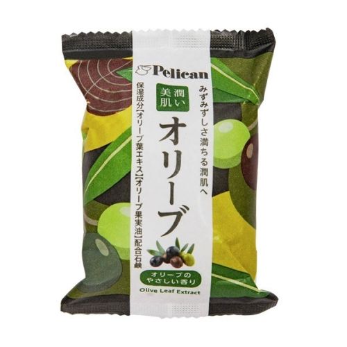 Pelican Family Soap Olive косметичне мило з олією та екстрактом листя оливи, 80 г