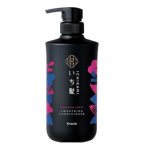 Kracie Ichikami Smooth Care Conditioner Кондиціонер для гладкості волосся, з дозатором, 480 г