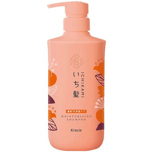 Kracie Ichikami Dense Double Moisture Care Shampoo Шампунь для зволоження і блиску волосся, з дозатором, 480 мл