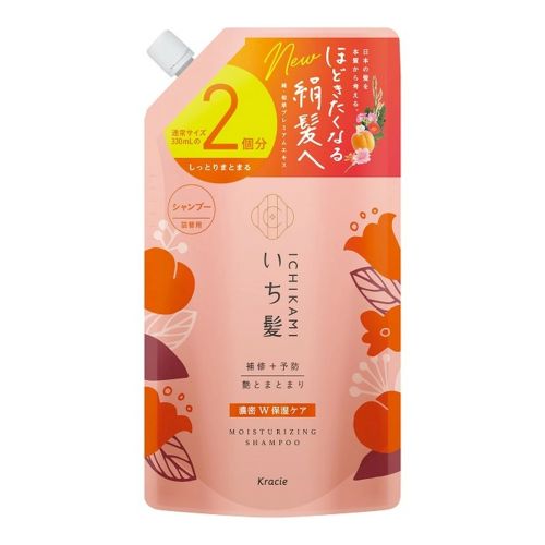 Kracie Ichikami Dense Double Moisture Care Shampoo Шампунь для зволоження і блиску волосся, поповнення 660 мл
