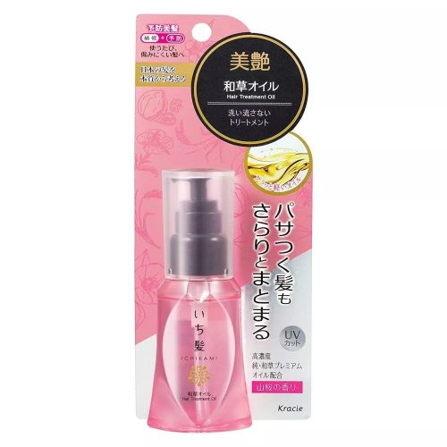 Kracie Ichikami Japanese Herbal Oil Олія для волосся з екстрактами трав, 50 мл