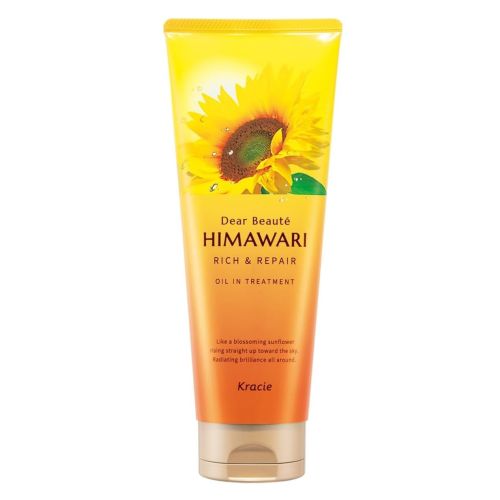 Kracie Dear Beaute HIMAWARI Oil-in Treatment Rich & Repair Догляд для сухого, хвилястого волосся з олією соняшника, 200 г