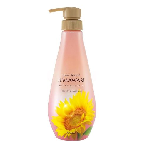 Kracie Dear Beaute HIMAWARI Oil-in Shampoo Gloss & Repair Відновлюючий шампунь для блиску волосся, 500 мл