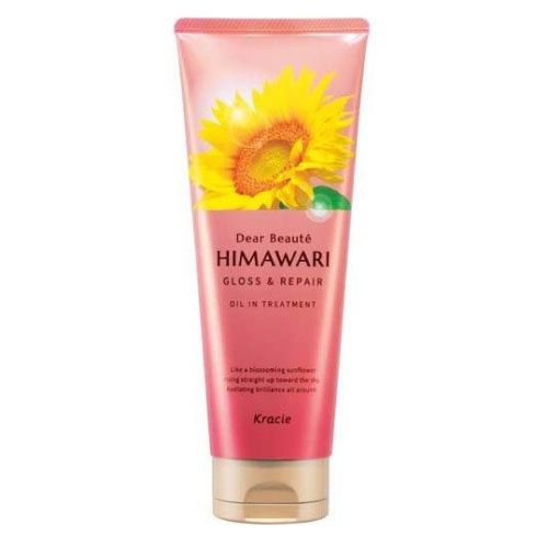 Kracie Dear Beaute HIMAWARI Oil-in-Treatment Gloss & Repair Догляд для пошкодженого, сухого волосся, з олією соняшника, 200 г