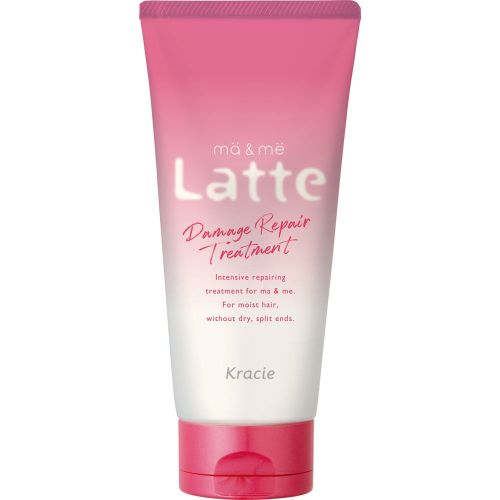 Kracie Ma & Me Latte Extra Damage Care Treatment Догляд для пошкодженого, сухого волосся для дорослих і дітей, 180 г