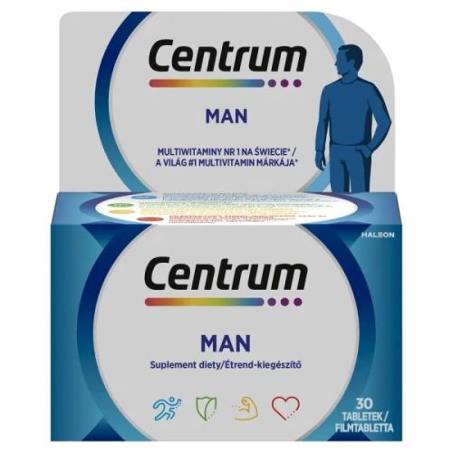 Вітаміни Центрум для чоловіків (Centrum Man), 30 табл., Польща