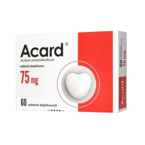 Акард (Acard), 75 мг, 60 табл., Польща