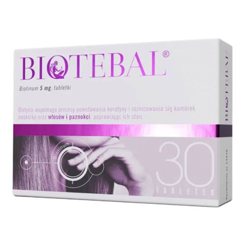 Вітаміни для волосся Біотебал (Biotebal), 30 табл.