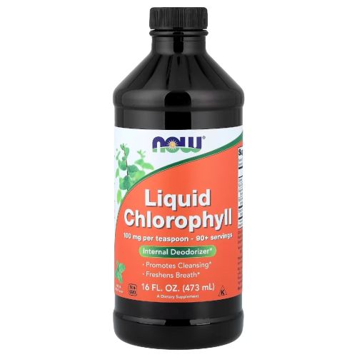 Рідкий Хлорофіл NOW Foods Liquid Chlorophyll, М’ята, 473 мл