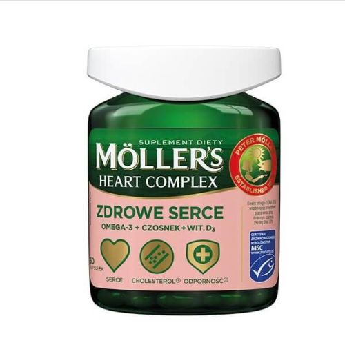 Комплекс Moller’s Здорове Серце, 60 капсул, Норвегія