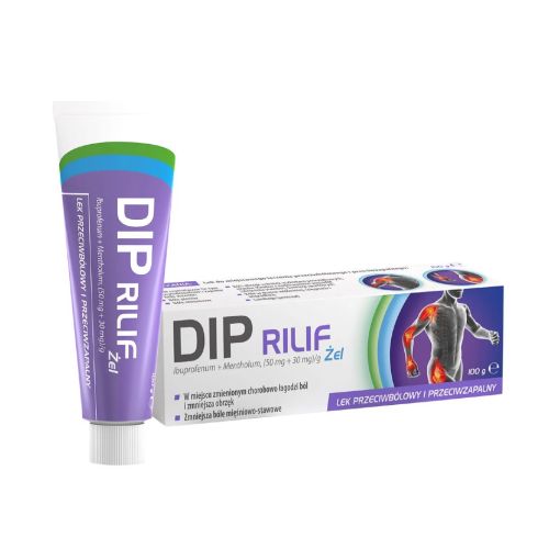 Охолоджуючий гель для м’язів і суглобів Dip Relief, 100 г