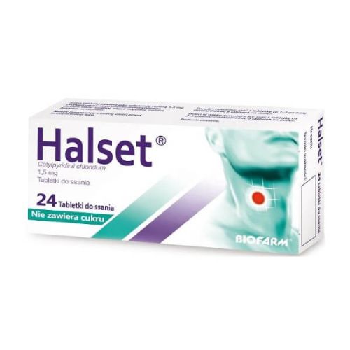 Таблетки для горла Halset (Халсет), Польща