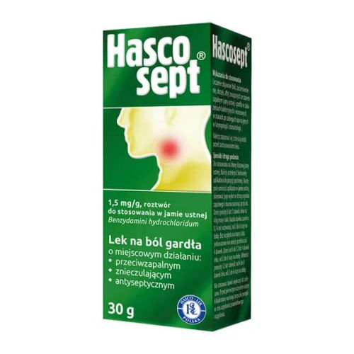 Спрей для горла Хаскосепт (Hascosept), Польща