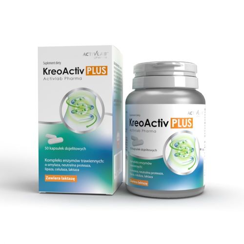 Крео Актив (аналог креон) KreoActiv Plus, 50 капсул