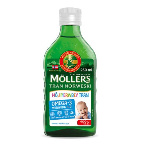 Меллер (Moller) Мій перший риб’ячий жир, 250 мл, Норвегія
