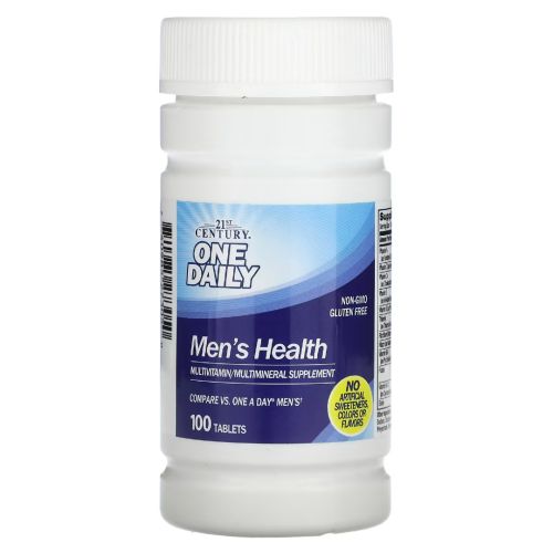 Вітаміни для чоловіків One Daily Men’s Health з лікопіном, 100 таблеток (21st Century)