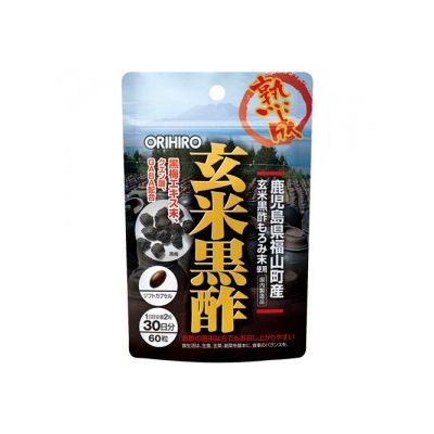 Orihiro Чорний уксус Moromi, рисовий уксус, екстракт чернослива, GABA 60 капс на 30 днів